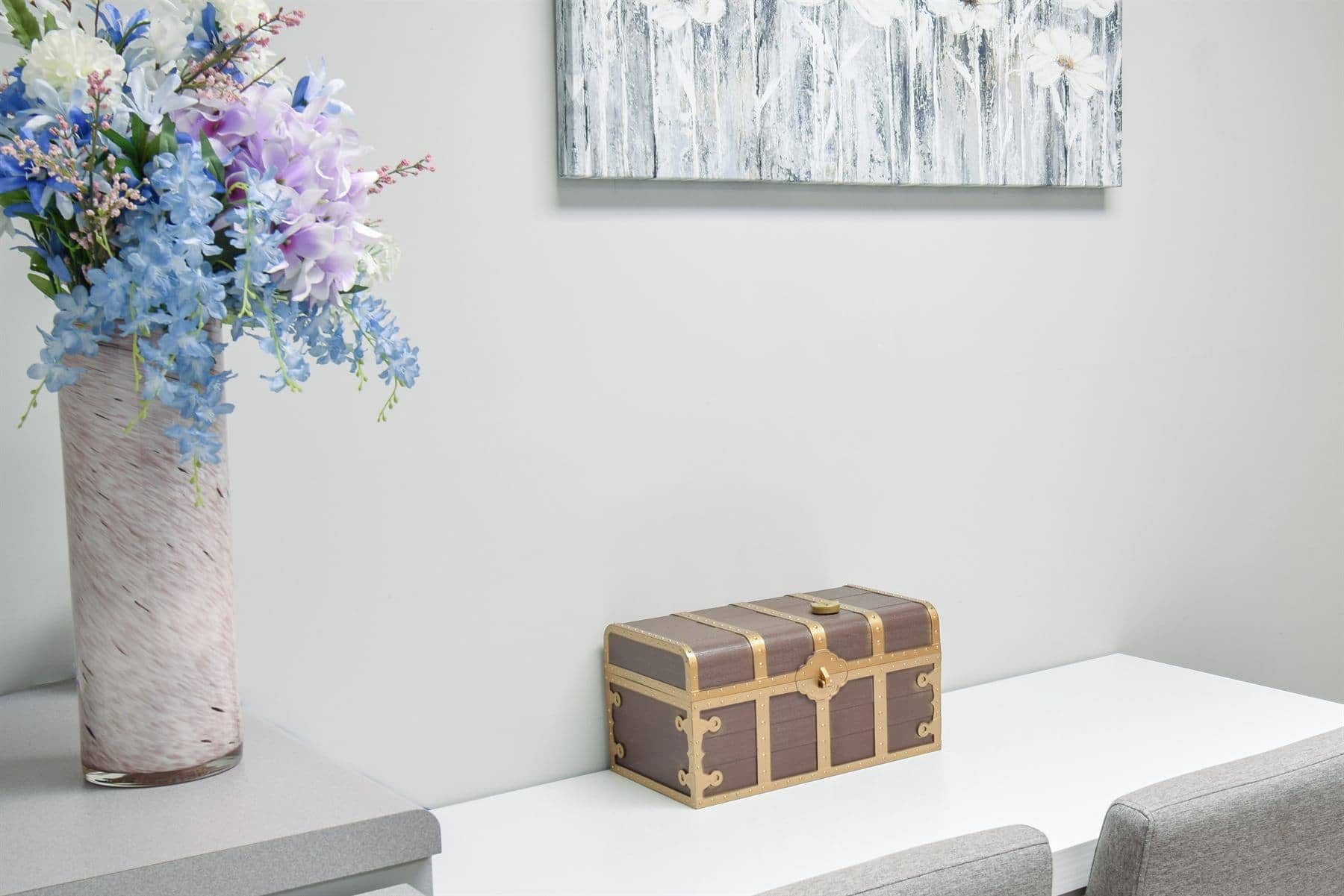 The treasure-chest prize box for young patients